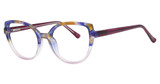 Smart Eyeglasses SMART S2911 Purple Gold Marble/Burgundy/C3