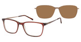 REVOLUTION Eyeglasses DECLAN Burgundy/BUR