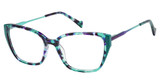 BETSEY JOHNSON Eyeglasses LIMITIQ Teal/TEA