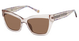 BETSEY JOHNSON Eyeglasses LIMELIGHT Tan/TAN