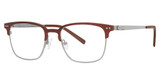 Jhane Barnes Eyeglasses Modal Brick/BC