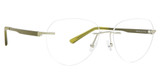 Totally Rimless Eyeglasses Ludo 384 OLIVE/OLV