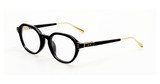 Linda Farrow Eyeglasses LFL1517 NELSON BLACK/ YELLOW GOLD/001