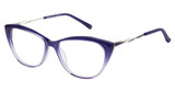 Exces Eyeglasses EXCES 3191 PURPLE FADE - SILVER/321