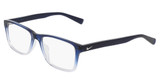 Nike Eyeglasses NIKE 1000C MIDNIGHT NAVY/CLEAR GRADIENT/416