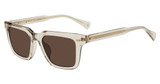 John Varvatos Eyeglasses SJV574 CRYSTAL BROWN