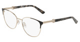 Anne Klein Eyeglasses AK5126 BLACK GOLD/001