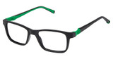 Life Italia Eyeglasses JF-911 BLACK GREEN/1