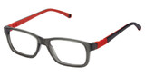 Life Italia Eyeglasses NI-160 CHARCOAL RED/3