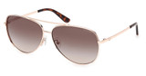 Guess? Eyeglasses GU00193 shiny rose gold / gradient brown/28F