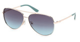 Guess? Eyeglasses GU00193 gold/other / gradient blue/33W