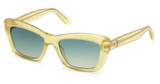 Guess? Eyeglasses GU00195 shiny yellow / gradient green/39P