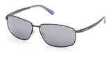 Harley-Davidson Eyeglasses HD00024 matte gunmetal / blue mirror/09X