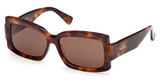 MaxMara MM0140 dark havana / brown/52E