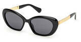 Max&Co. Eyeglasses MO0133 shiny black / smoke/01A