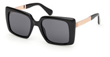 Max&Co. Eyeglasses MO0134 shiny black / smoke/01A