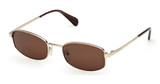 Max&Co. Eyeglasses MO0135 gold / brown/32E