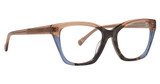 Trina Turk Eyeglasses Leeves BLUE TORTOISE/BTB