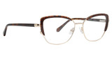 Vera Bradley Eyeglasses Thelon LOTUS MONTAGE ROASTED PECAN/LRP