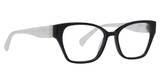 Badgley Mischka Eyeglasses Victorine BLACK/BLK