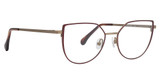 Trina Turk Eyeglasses Ingrid RED/RED