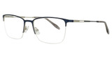 Hackett London Eyeglasses HEK 1368 BLUE/SILVER/BLU/SIL