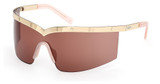 MCM Worldwide Eyeglasses MW0016 gold / bordeaux/32S