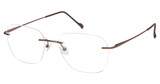 STEPPER Eyeglasses 87134 SI Brown/BRN