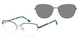 REVOLUTION Eyeglasses SERENA Green/GRN