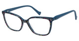 BETSEY JOHNSON Eyeglasses ILLUSION Blue/BLU