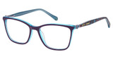 BETSEY JOHNSON Eyeglasses INSPIRED Purple/PUR