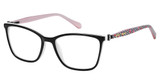 BETSEY JOHNSON Eyeglasses INSPIRED Black/BLK