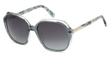 Fossil Eyeglasses FOS 2159/S CRY GRN/00OX