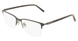 Ferragamo Eyeglasses SF2238 BLACK/DARK RUTHENIUM/084