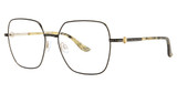 H Halston Eyeglasses H Halston 2031 Black/Gold