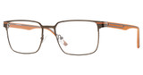 Global Optique Eyeglasses M9055 MATTE BROWN