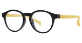 Global Optique Eyeglasses KP528 BLACK/YELLOW