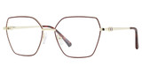 Global Optique LP054 BURGUNDY/GOLD