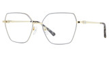 Global Optique Eyeglasses LP054 GRAY/GOLD