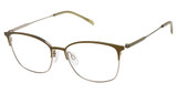 Titanium Eyeglasses CH 41502 Khaki/KH