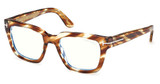 Tom Ford Eyeglasses FT6027-B coloured havana/055
