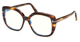 Tom Ford Eyeglasses FT6043-B coloured havana/055