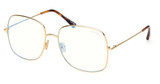 Tom Ford Eyeglasses FT6048-B shiny deep gold/030