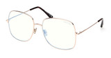 Tom Ford Eyeglasses FT6048-B shiny rose gold/028
