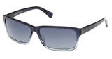 Timberland Eyeglasses TB00053 blue/other / smoke polarized/92D