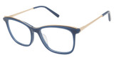 Nicole Miller Eyeglasses NMP817 MIDNIGHT BLUE/C03