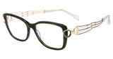 Line Art Eyeglasses XL 2185 Green/GN