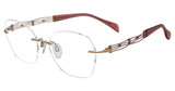 Line Art Eyeglasses XL 2188 Rose Gold/RG