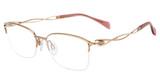 Line Art Eyeglasses XL 2189 Rose Gold/RG