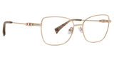 Badgley Mischka Eyeglasses Claudina ROSE GOLD/RSD